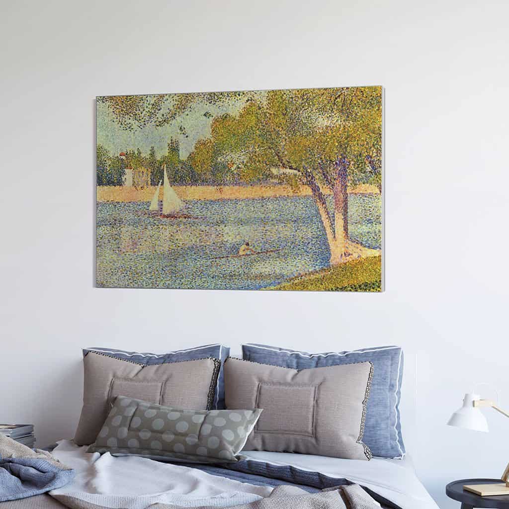 De Seine bij La Grande Jatte (Georges Seurat)