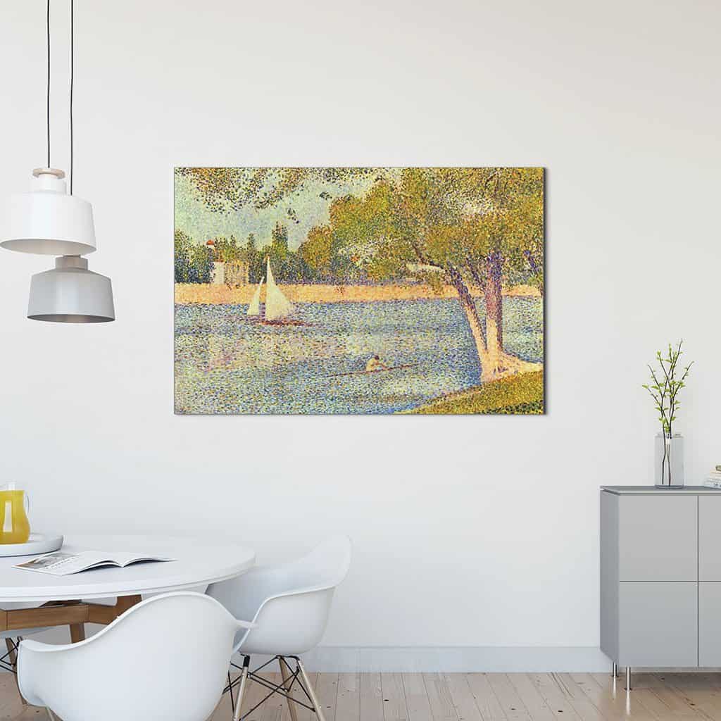 De Seine bij La Grande Jatte (Georges Seurat)