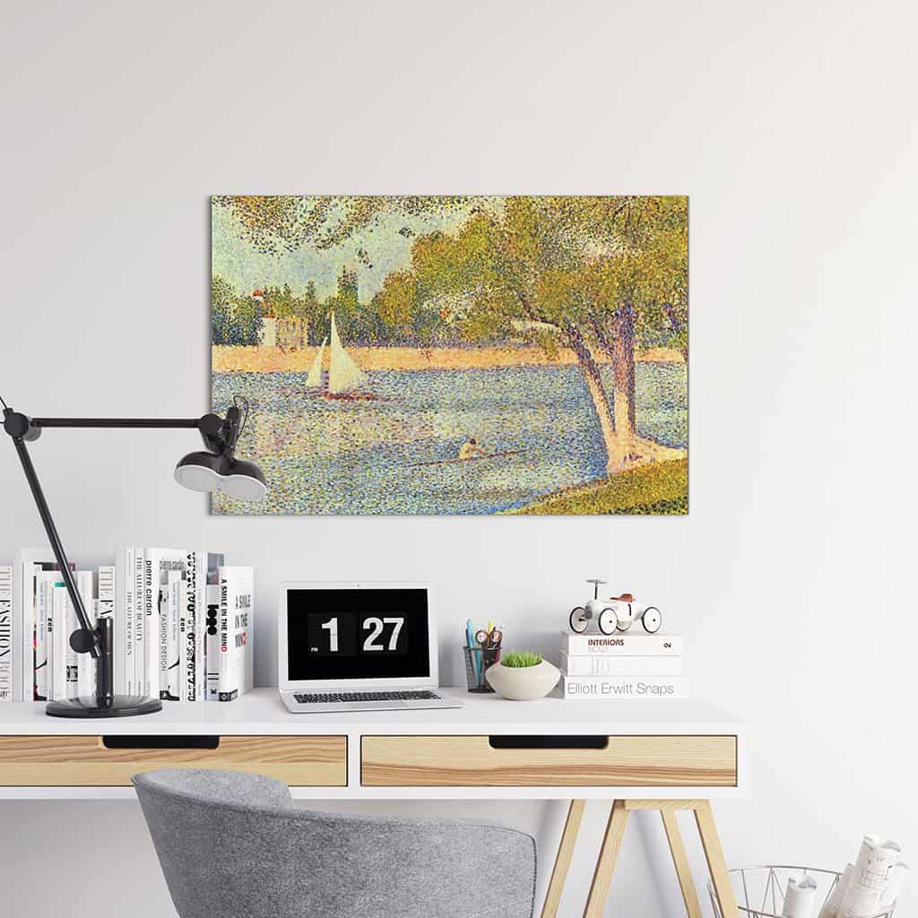 De Seine bij La Grande Jatte (Georges Seurat)