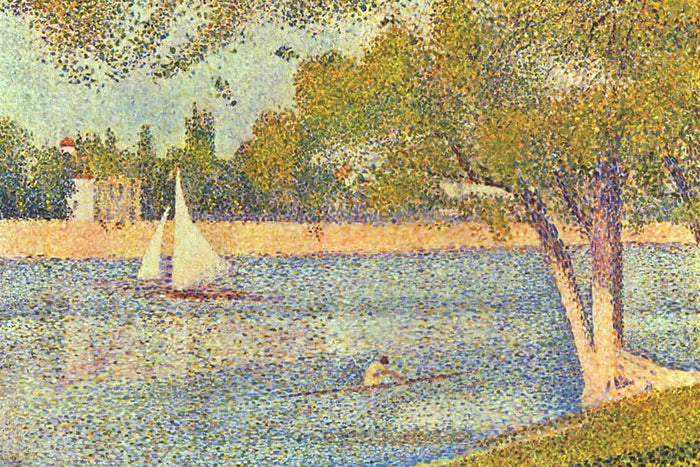 De Seine bij La Grande Jatte (Georges Seurat)