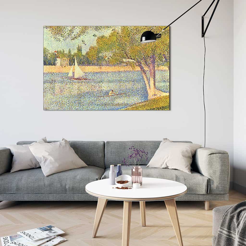De Seine bij La Grande Jatte (Georges Seurat)