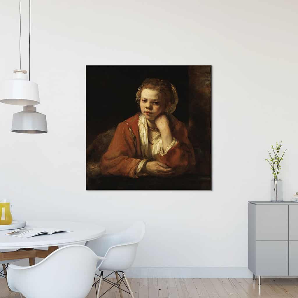 Jong meisje in het venster (Rembrandt)