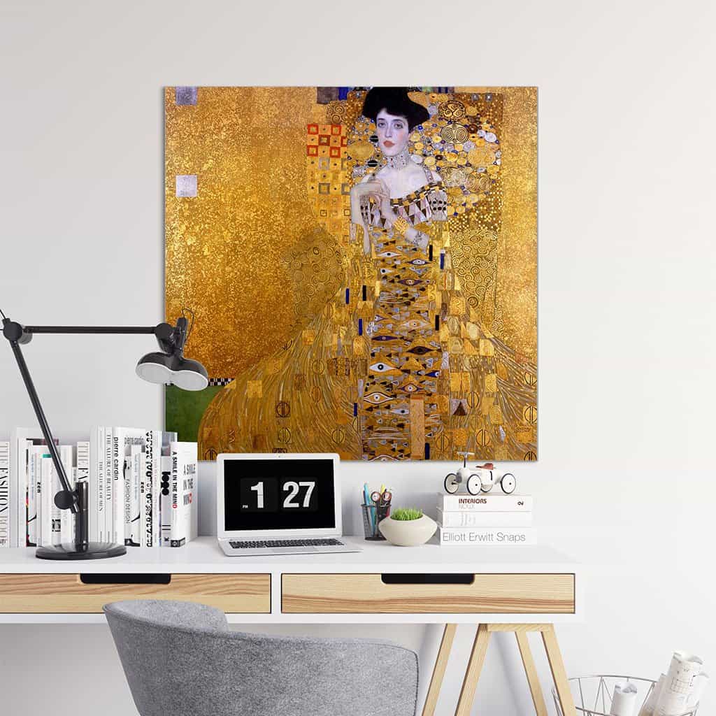 Portret van Adele Bloch Bauer I (Gustav Klimt)