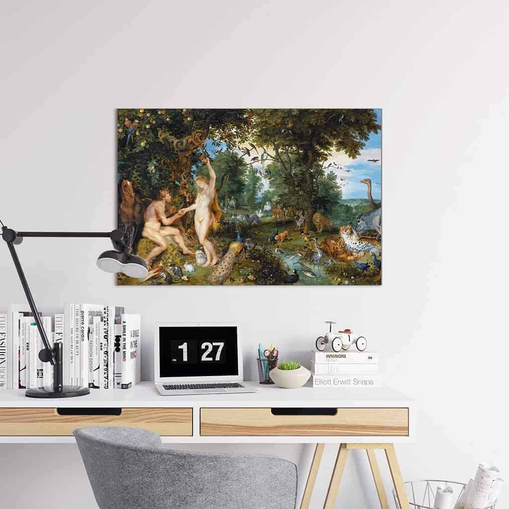Het aards paradijs met de zondeval van Adam en Eva (Peter Paul Rubens)