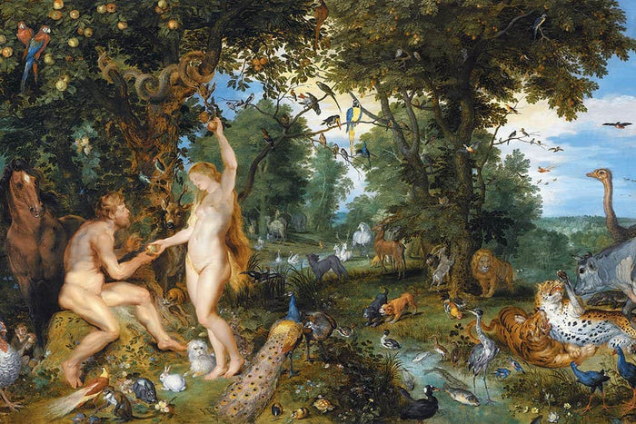 Het aards paradijs met de zondeval van Adam en Eva (Peter Paul Rubens)