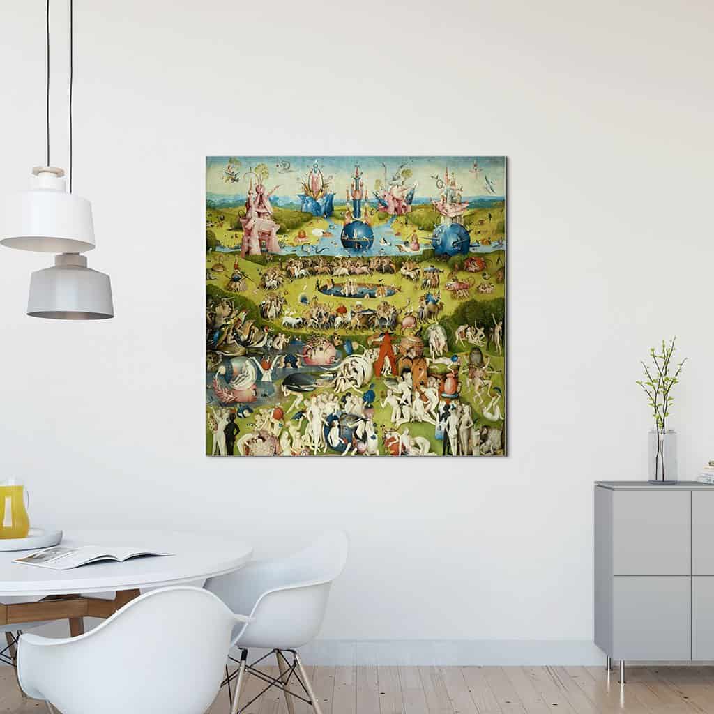 De tuin van de aardse lekkernijen-Triptiek (Hieronymus Bosch)