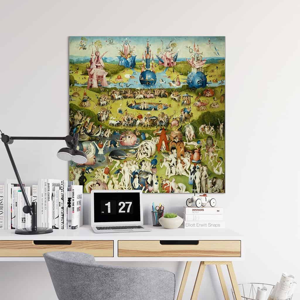 De tuin van de aardse lekkernijen-Triptiek (Hieronymus Bosch)