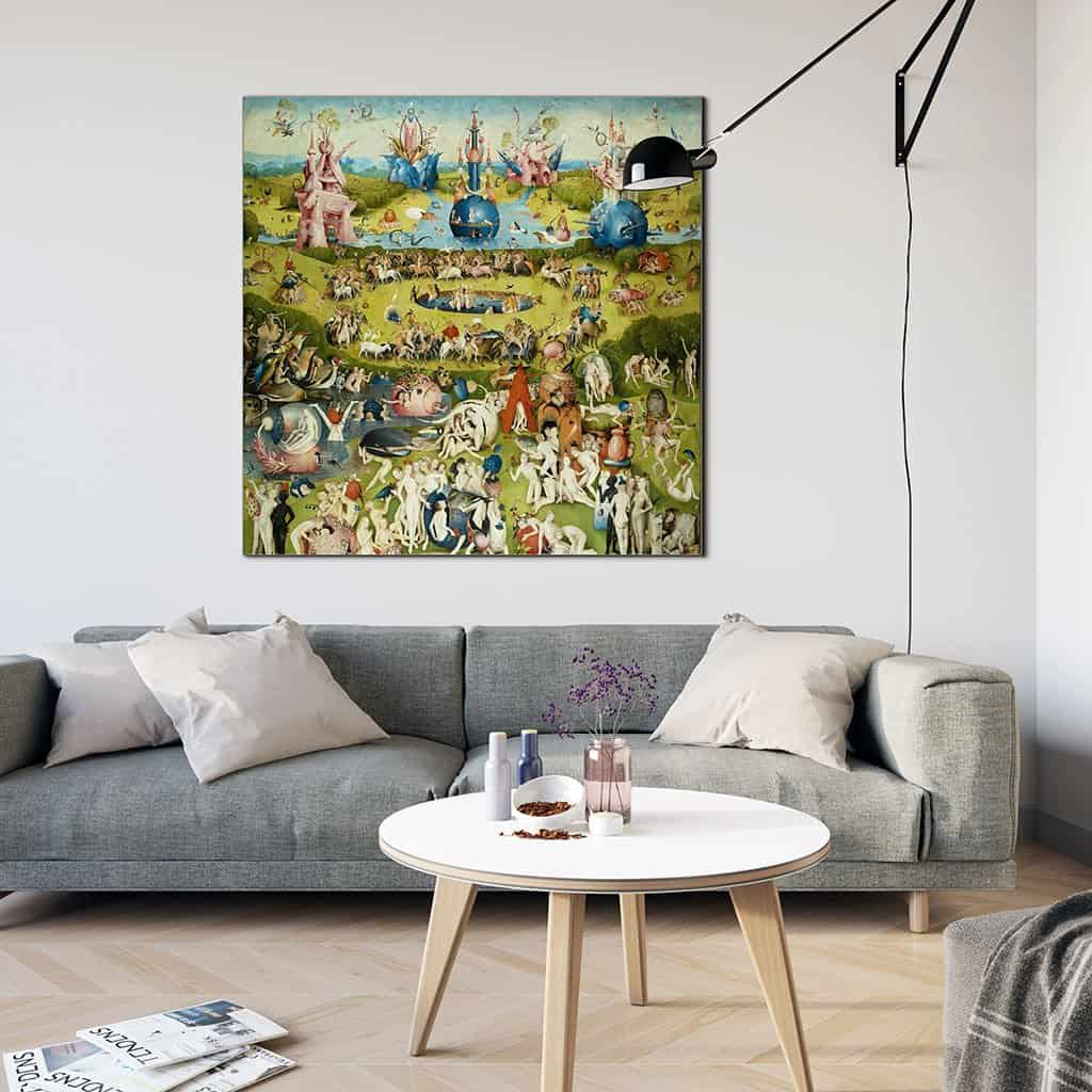 De tuin van de aardse lekkernijen-Triptiek (Hieronymus Bosch)