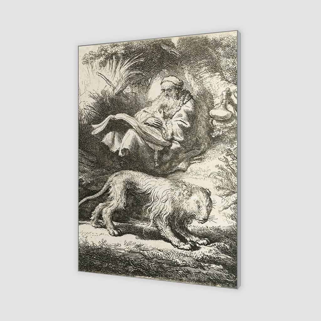 Hiëronymuslezing in de wildernis (Rembrandt)