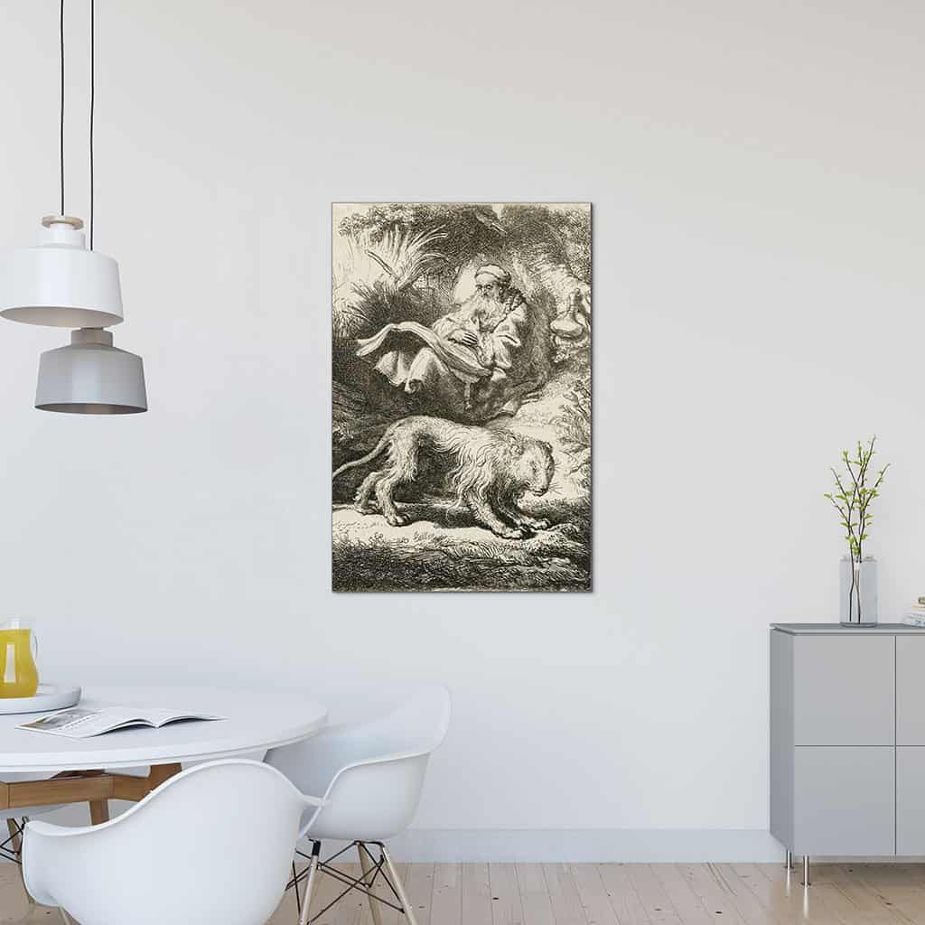 Hiëronymuslezing in de wildernis (Rembrandt)
