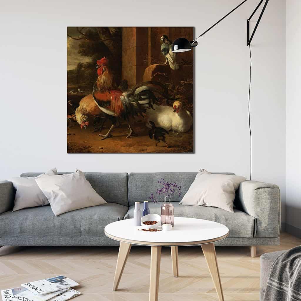 Hoenderhof (Melchior d'Hondecoeter)