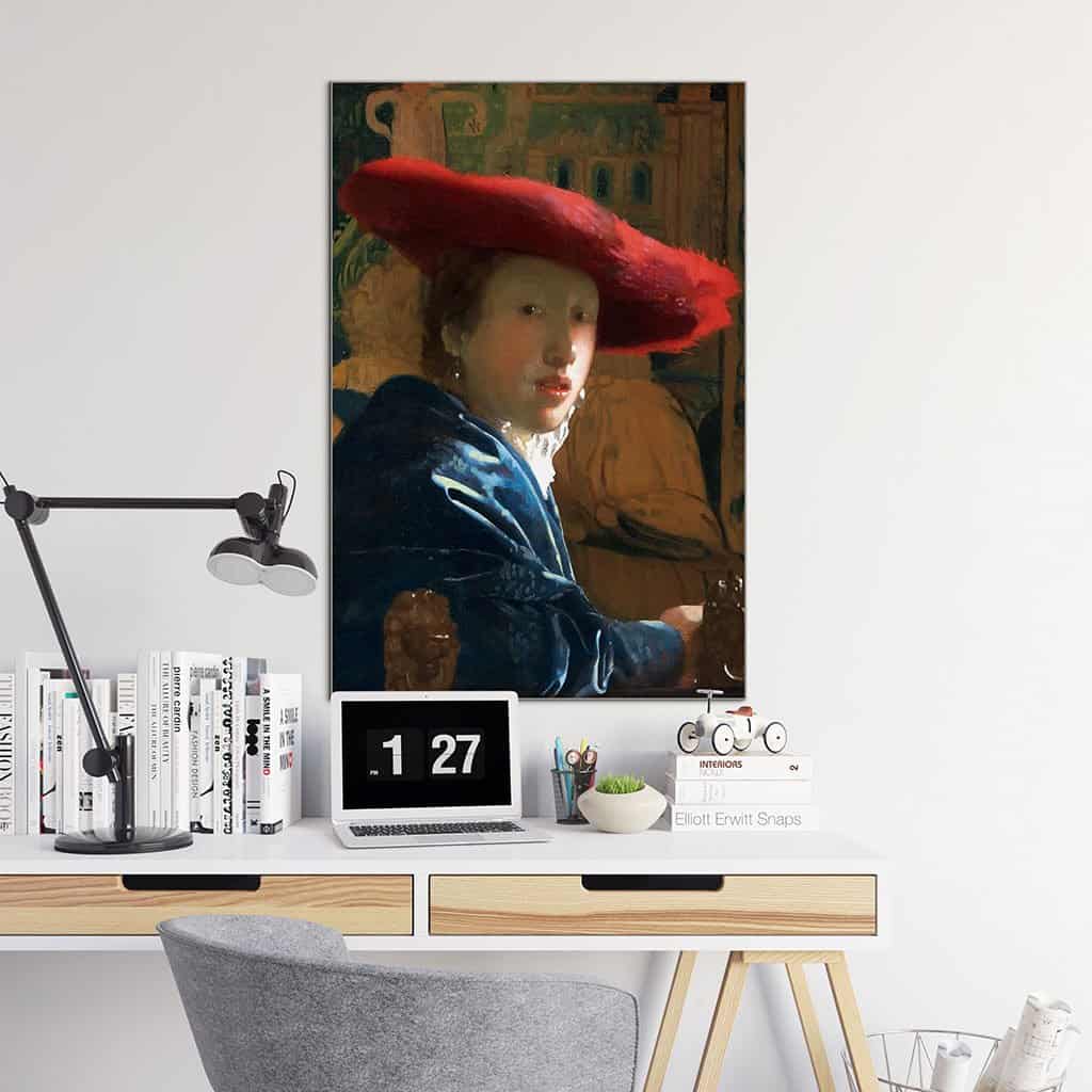 Meisje met een rode hoed (Johannes Vermeer)