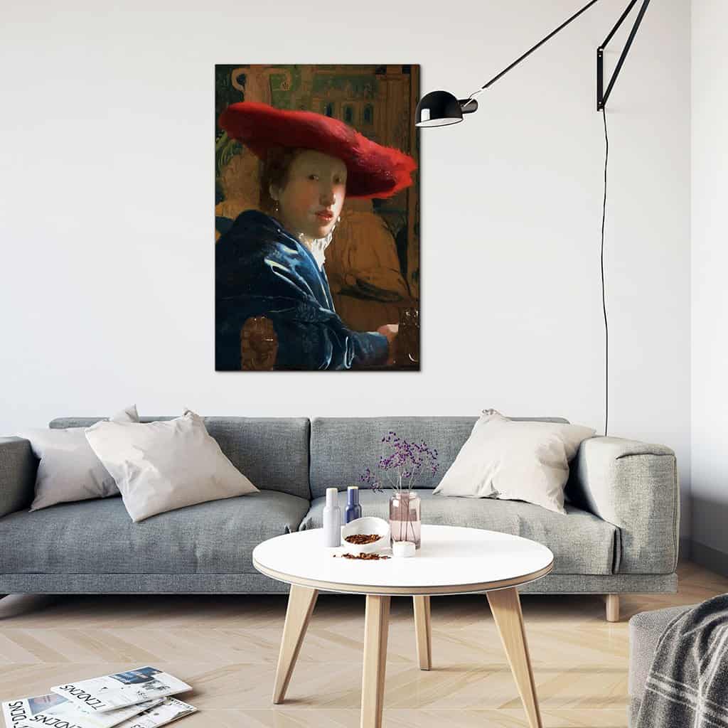 Meisje met een rode hoed (Johannes Vermeer)