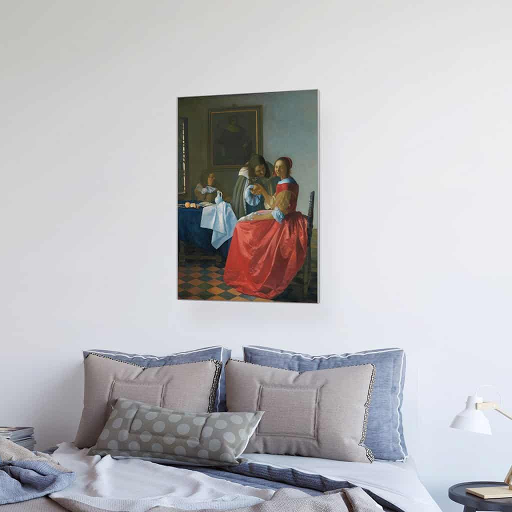 Dame en twee heren (Johannes Vermeer)