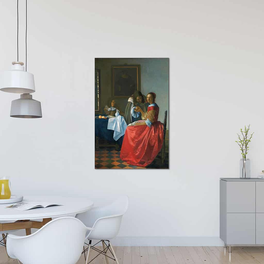 Dame en twee heren (Johannes Vermeer)