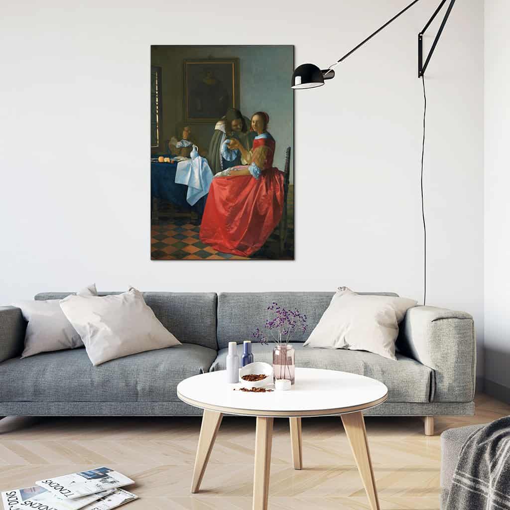 Dame en twee heren (Johannes Vermeer)