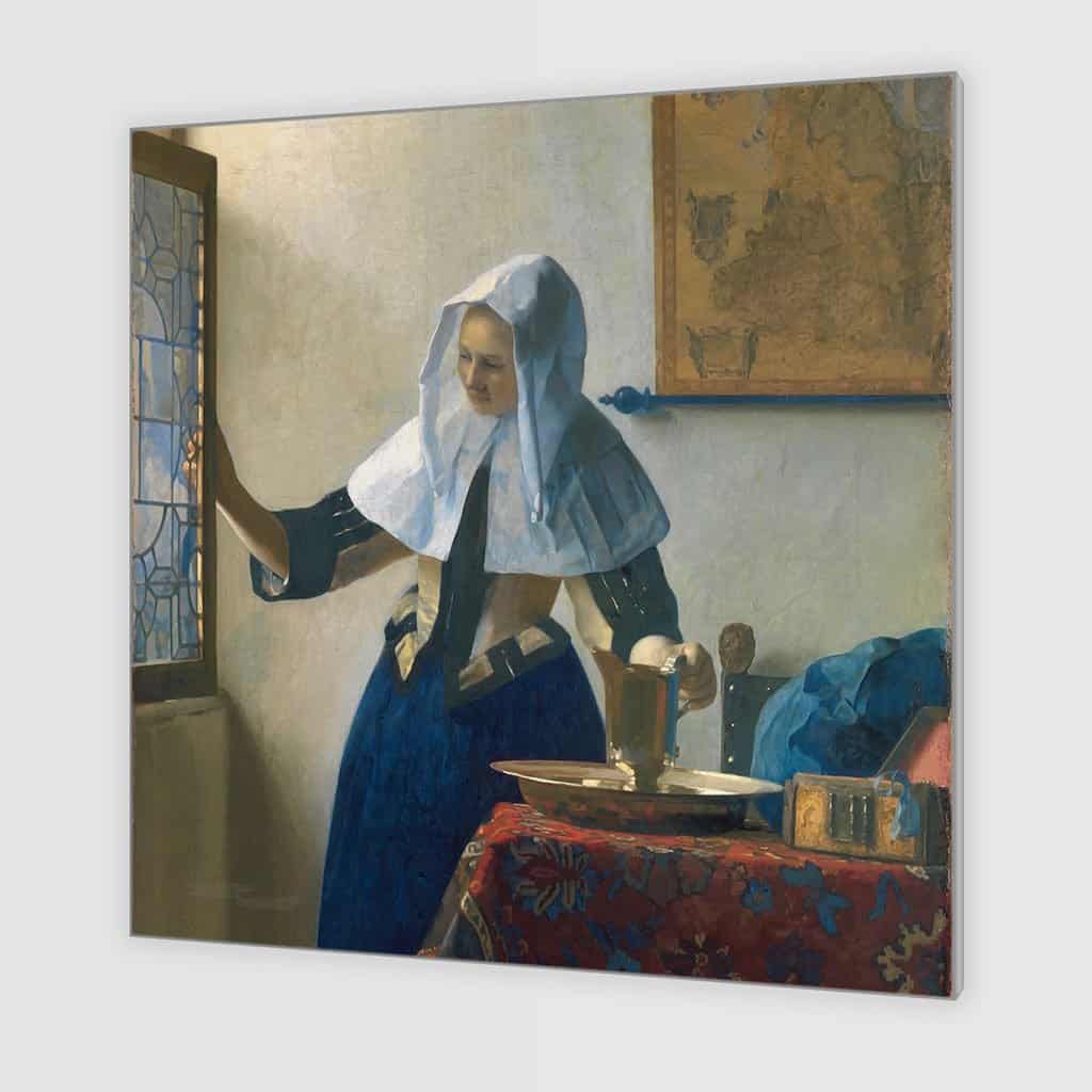 Jonge vrouw met een water kruik (Johannes Vermeer)