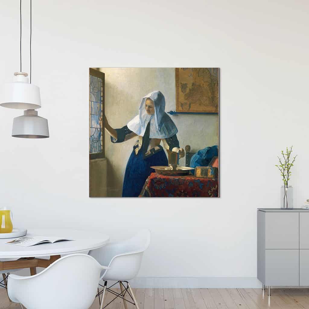 Jonge vrouw met een water kruik (Johannes Vermeer)