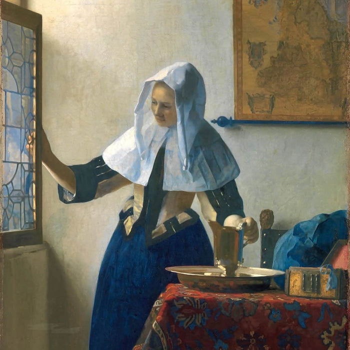 Jonge vrouw met een water kruik (Johannes Vermeer)