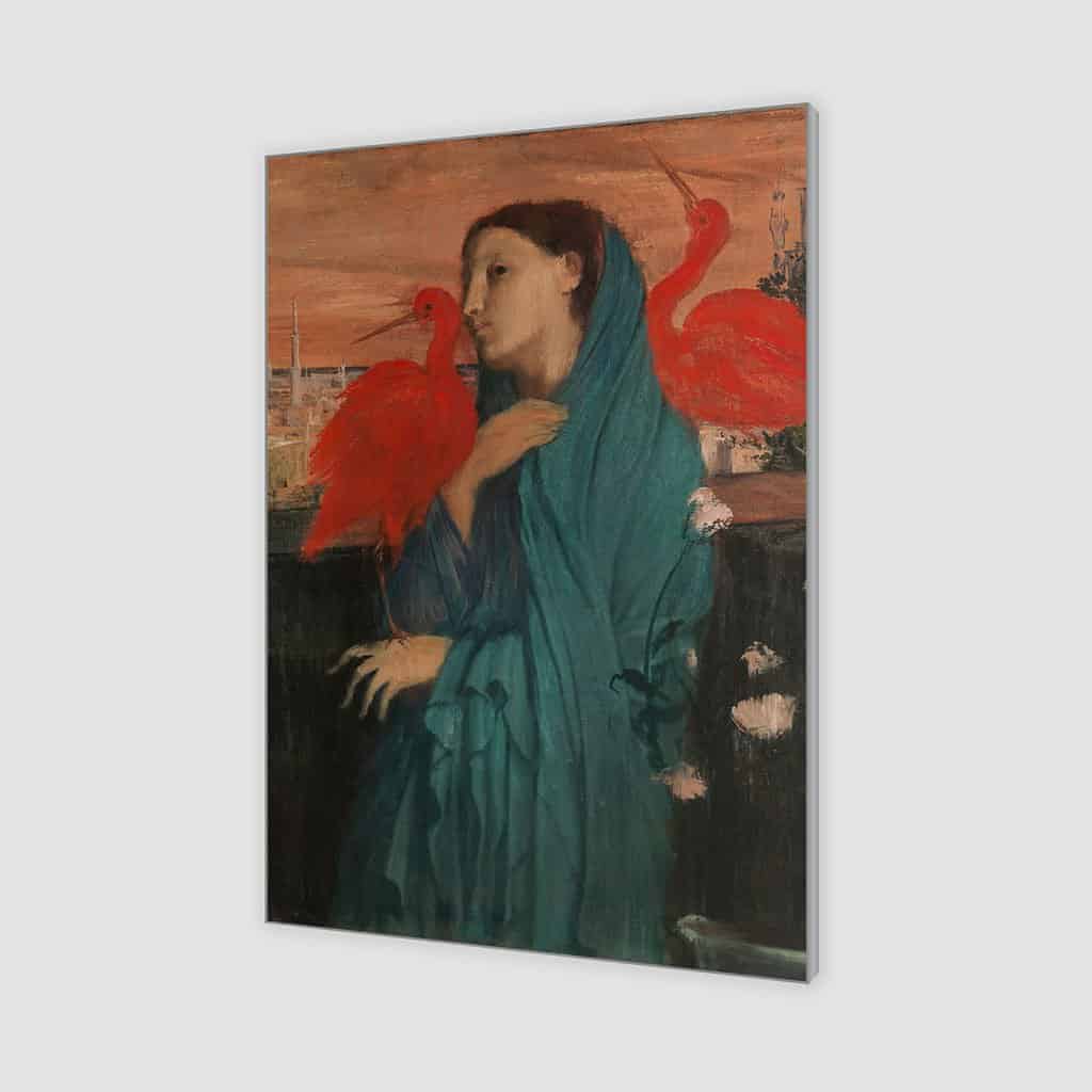 Jonge Vrouw met Ibis - Edgar Degas