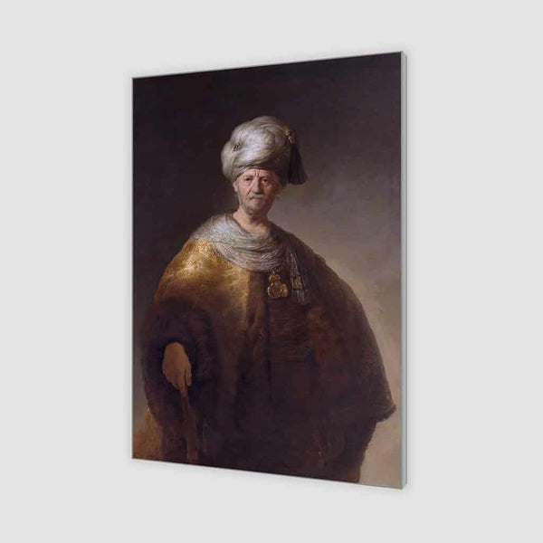 Knee-length Figure of a Man in an Oriental Dress ('The Noble Slav')  (Rembrandt)