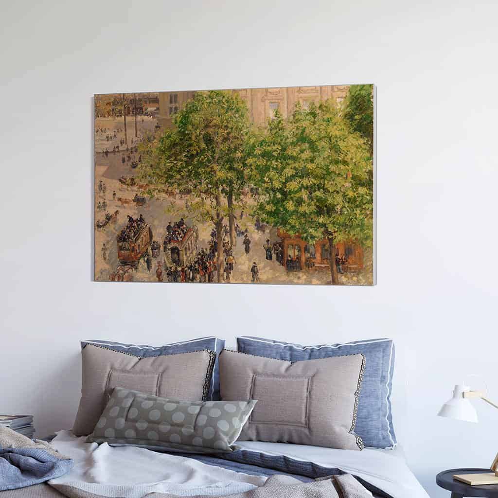 La Place due Theatre Francais - Camille Pissarro