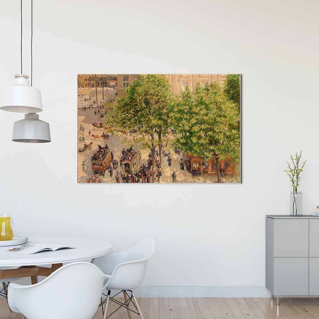 La Place due Theatre Francais - Camille Pissarro