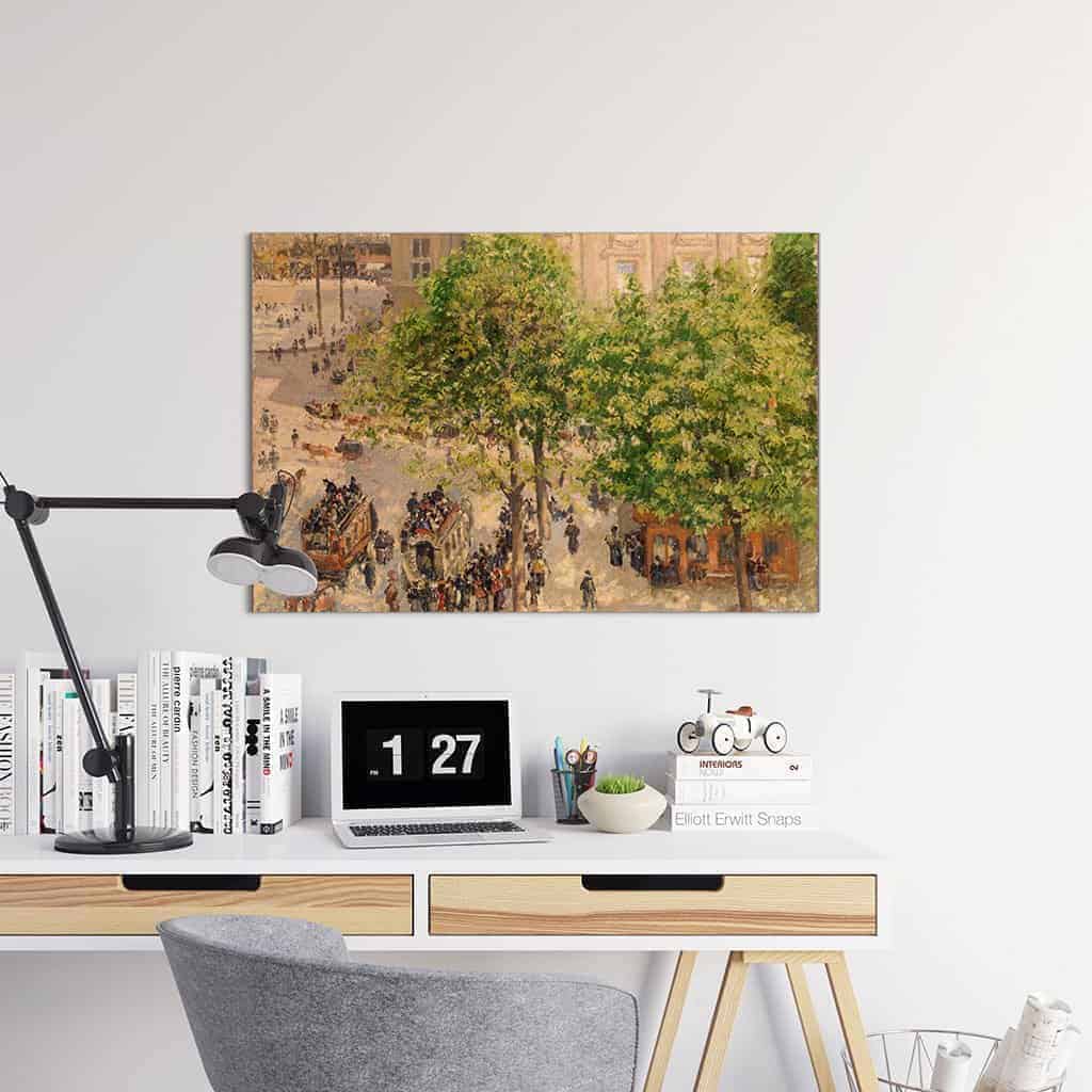 La Place due Theatre Francais - Camille Pissarro