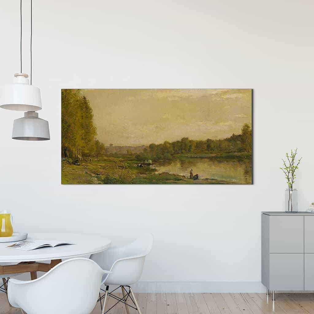 Landschap aan de Oise - Charles François Daubigny