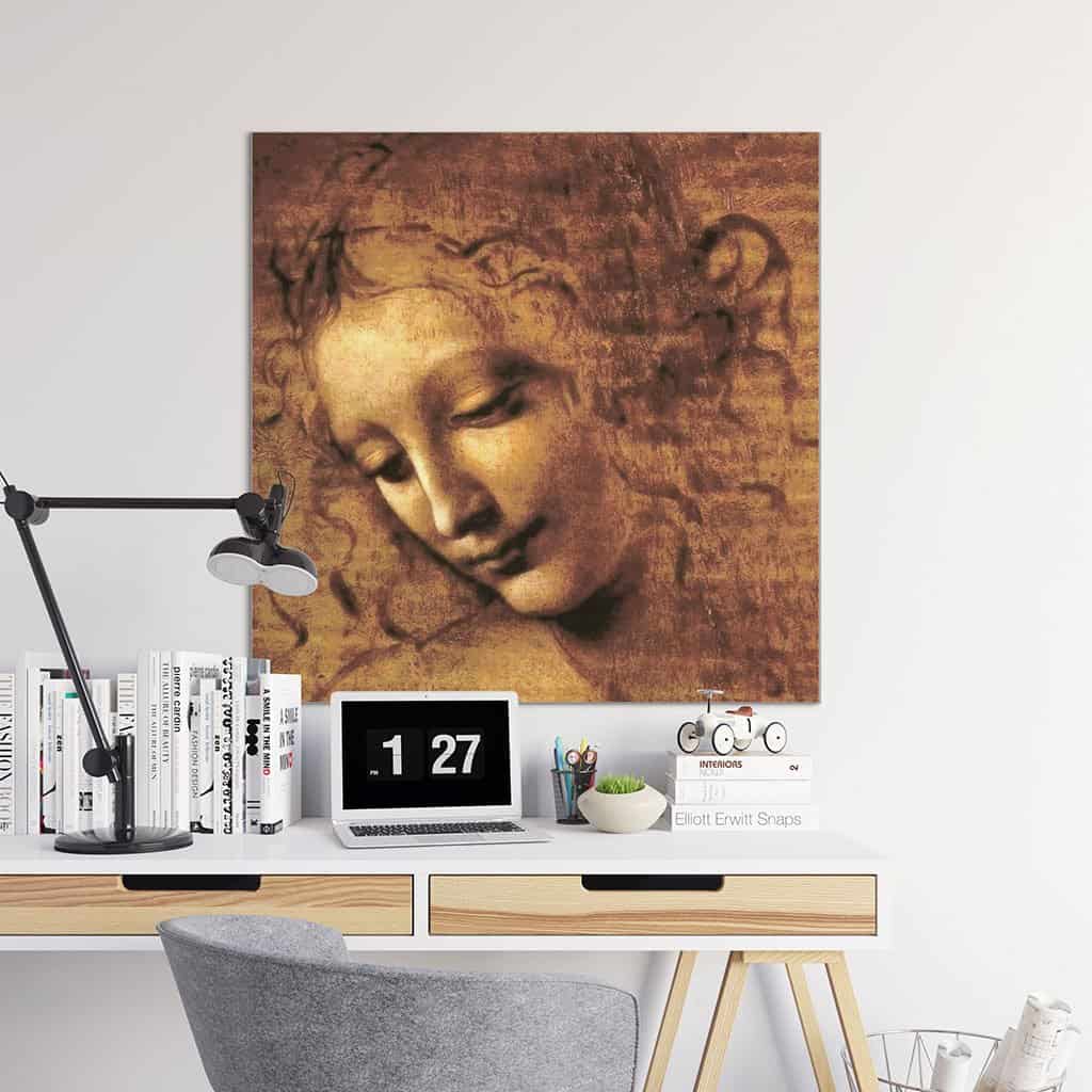 Hoofd van een vrouw (Leonardo da Vinci)