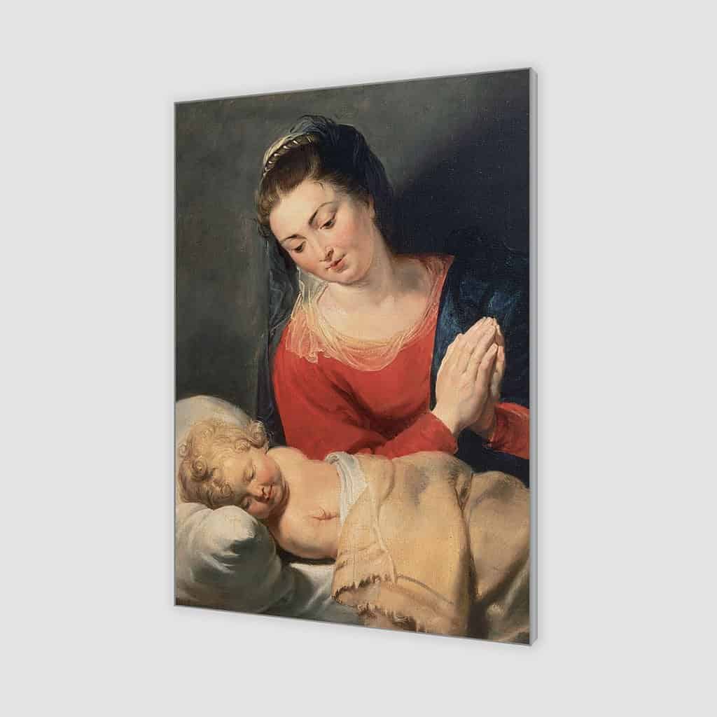 Maagd in aanbidding voor het Christuskind (Peter Paul Rubens)