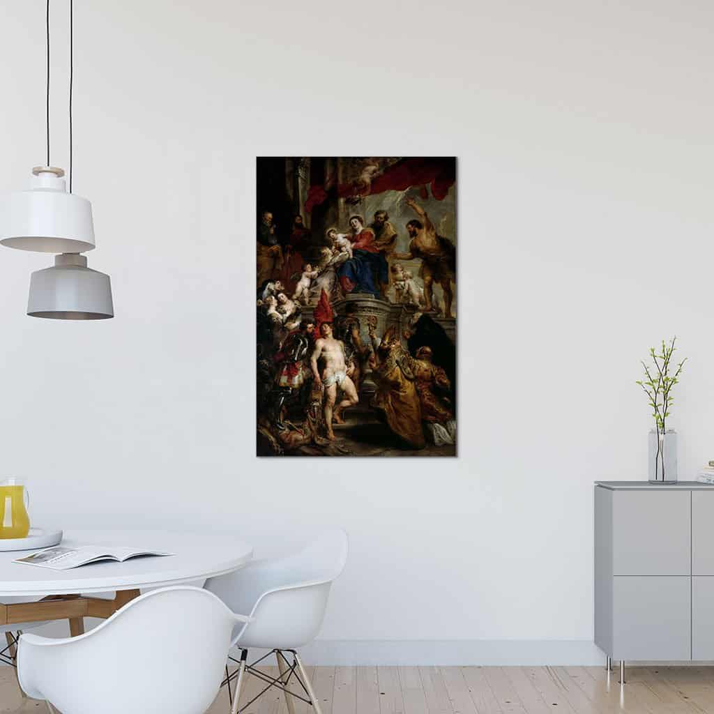 Madonna kroonde met Kind en Heiligen (Peter Paul Rubens)