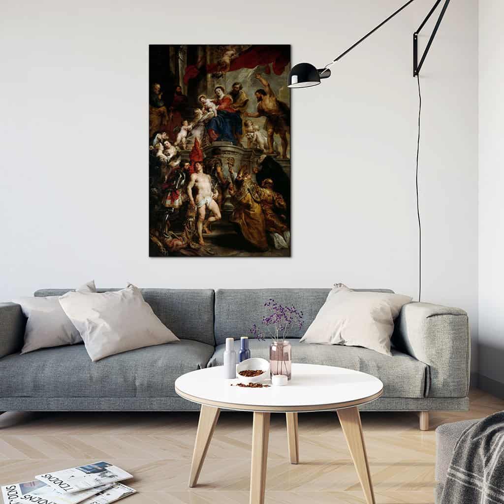Madonna kroonde met Kind en Heiligen (Peter Paul Rubens)