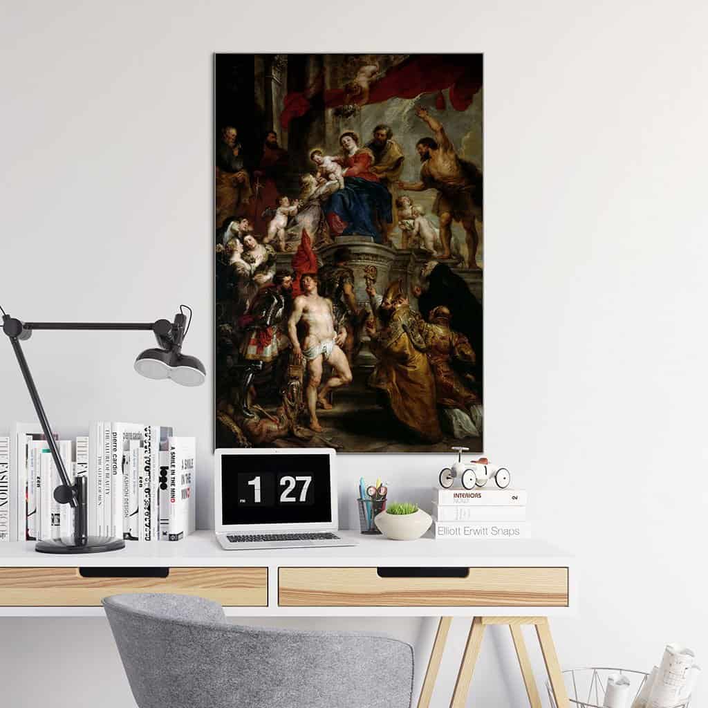 Madonna kroonde met Kind en Heiligen (Peter Paul Rubens)