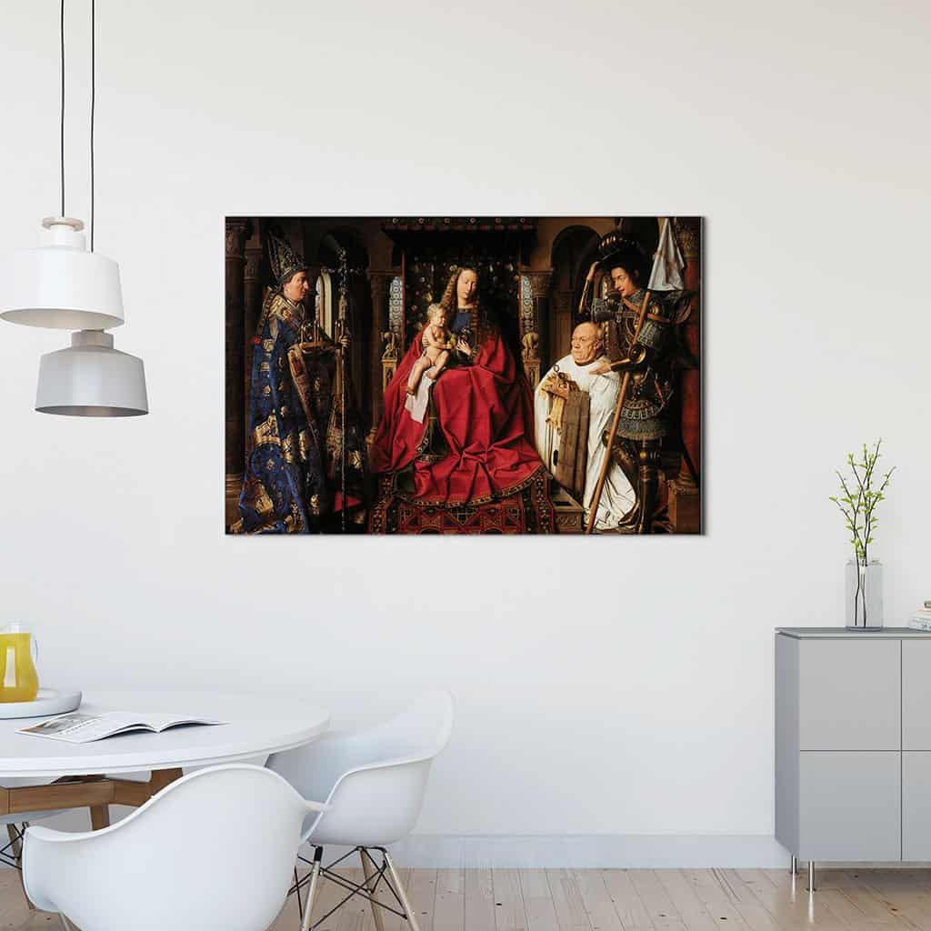 Madonna met kanunnik Joris van der zwarten (Jan van Eyck)
