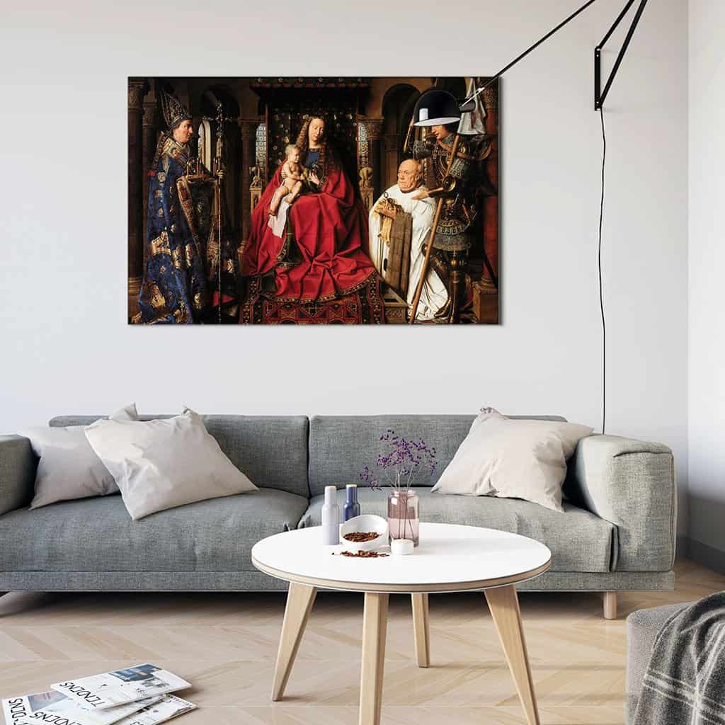 Madonna met kanunnik Joris van der zwarten (Jan van Eyck)