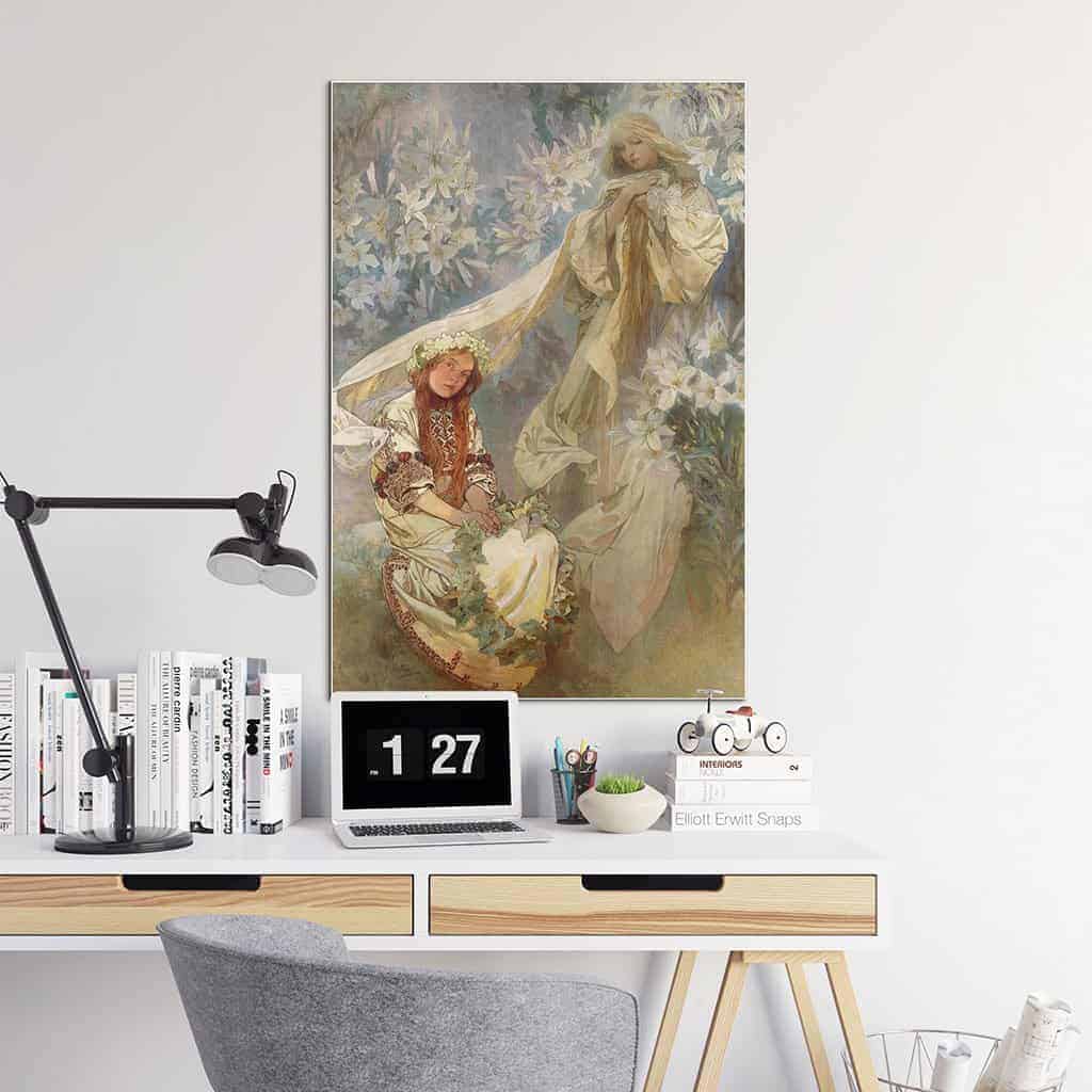 Madonna van de Lelies - Alphonse Mucha