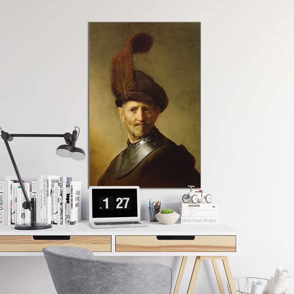 Man met gorget en pruimenmuts (Rembrandt)