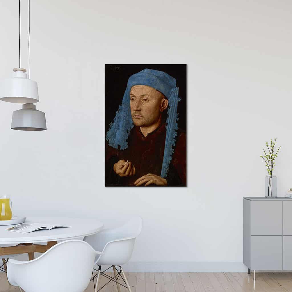 Man in een blauwe cap (Jan van Eyck)