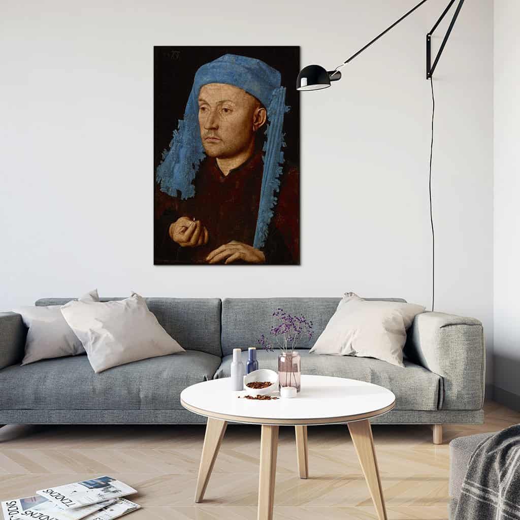 Man in een blauwe cap (Jan van Eyck)