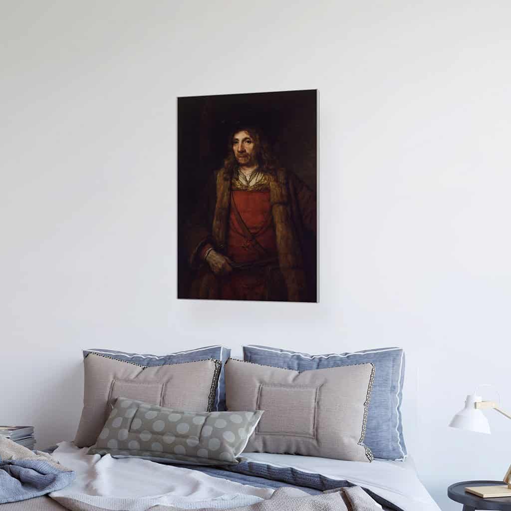 Man met baret en luipaard (Rembrandt)