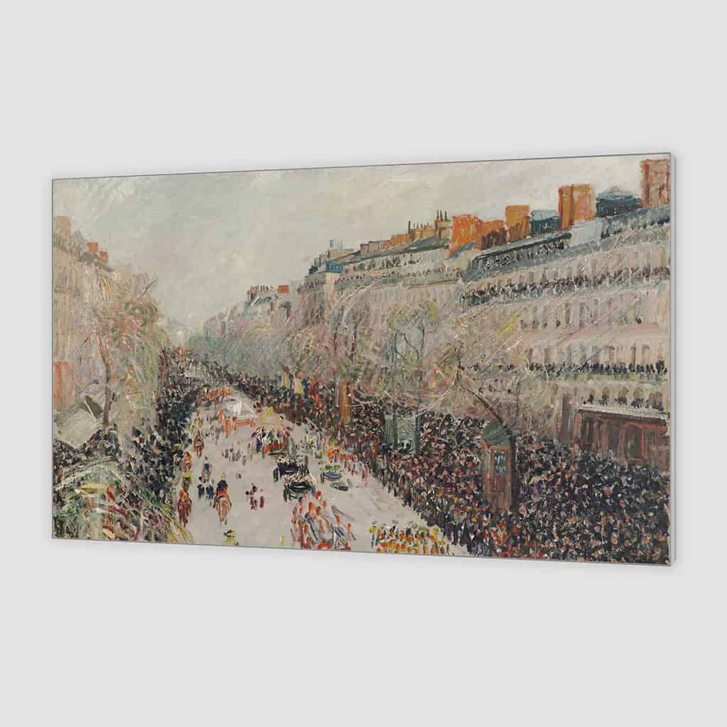 Mardi Gras op de Boulevards - Camille Pissarro