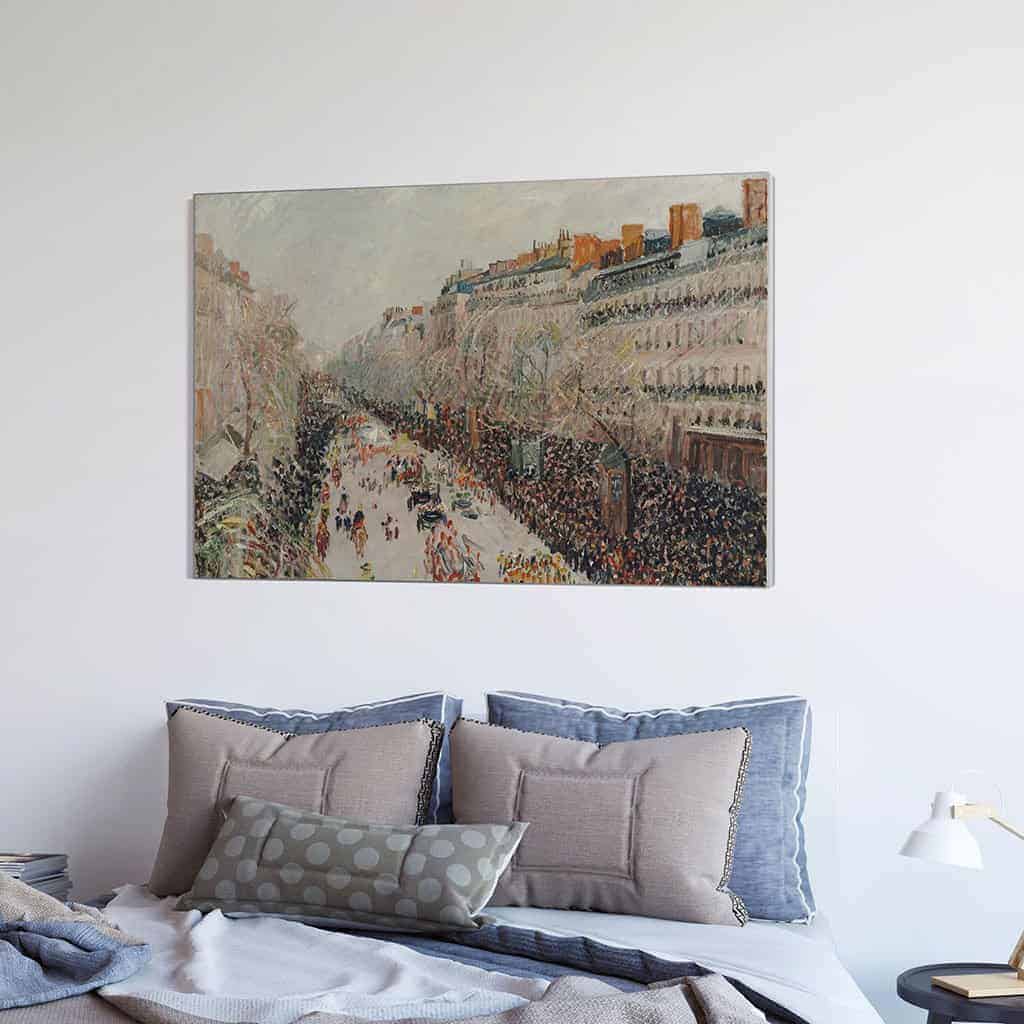 Mardi Gras op de Boulevards - Camille Pissarro