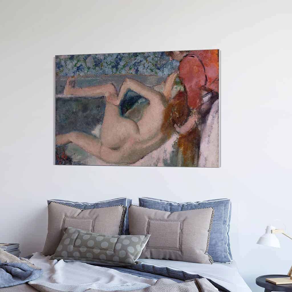 Na het bad - Edgar Degas