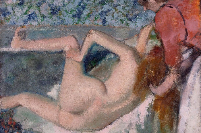 Na het bad - Edgar Degas