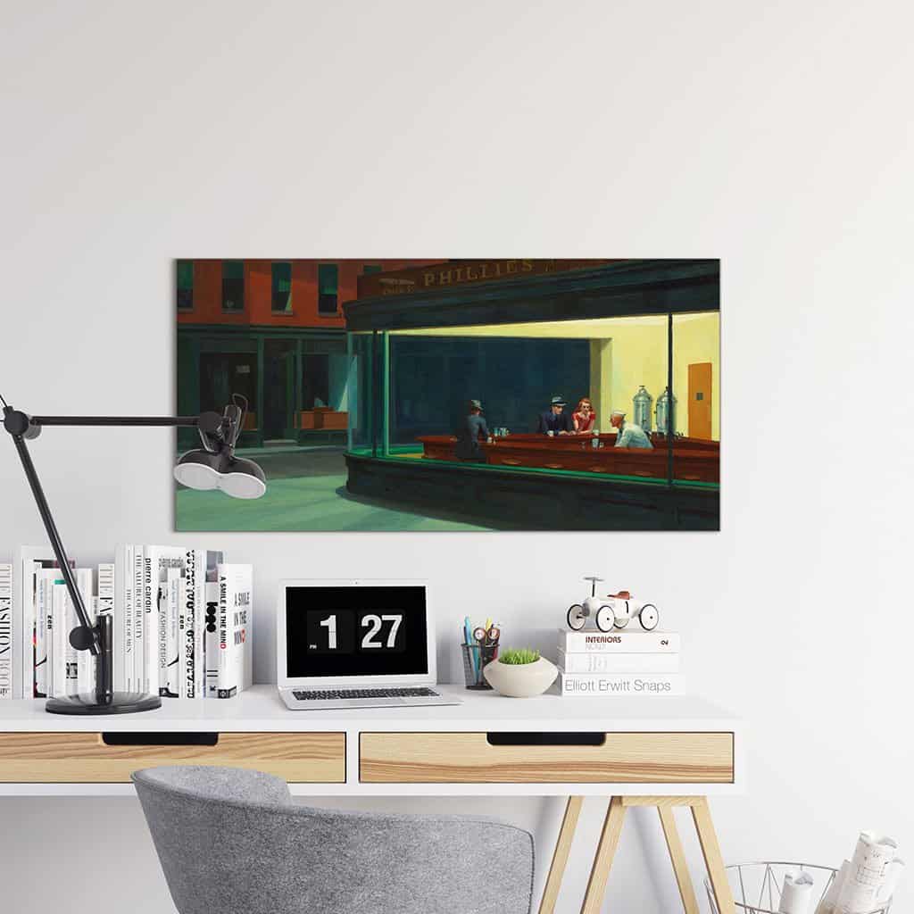 Nighthawks (Nachtbrakers) -  Edward Hopper