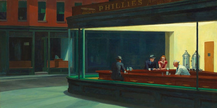 Nighthawks (Nachtbrakers) -  Edward Hopper