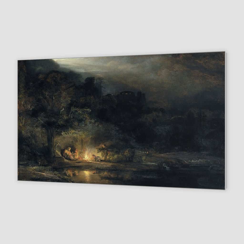 Nachtelijk landschap met de Heilige Familie (Rembrandt)