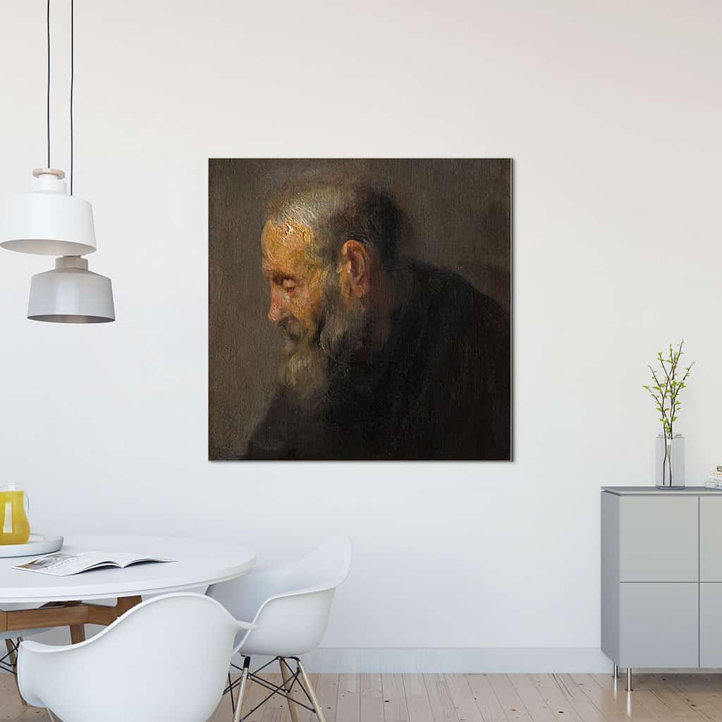 Oliestudie van een oude man (Rembrandt)