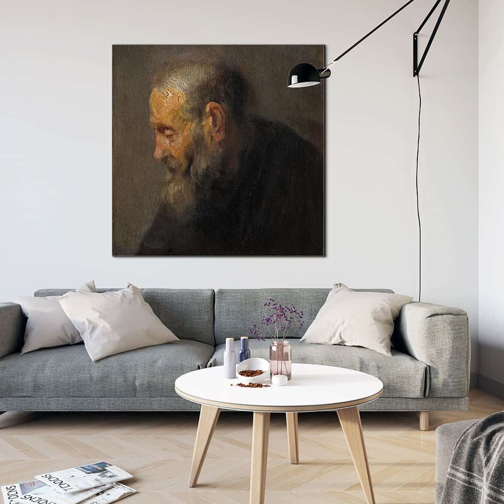 Oliestudie van een oude man (Rembrandt)